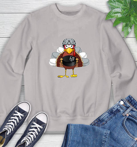 Los Angeles Kings Turkey Thanksgiving Day Sweatshirt 12