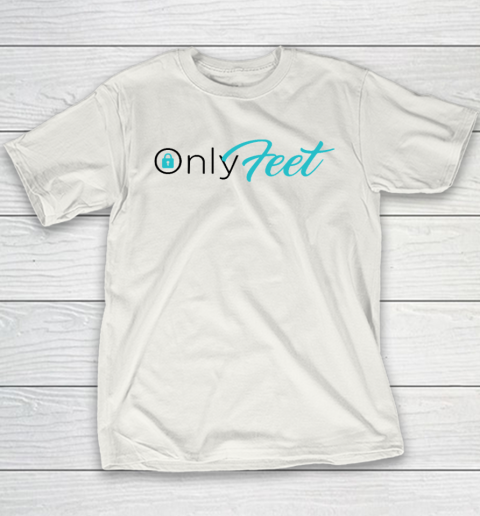 Only Feet Shirt Cute Love Foot Design For Feet lovers Youth T-Shirt
