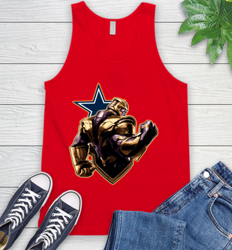 NFL Thanos Avengers Endgame Football Sports Dallas Cowboys Tank Top 6