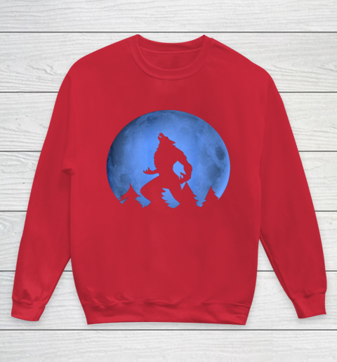 Werewolf Blue Moon Wolf Full Moon On Halloween Costume 2020 Youth