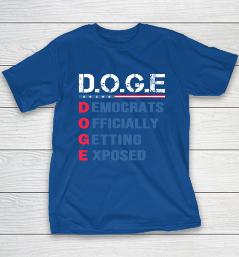 Trump D.O.G.E Department Of Government Efficiency Youth T-Shirt 6