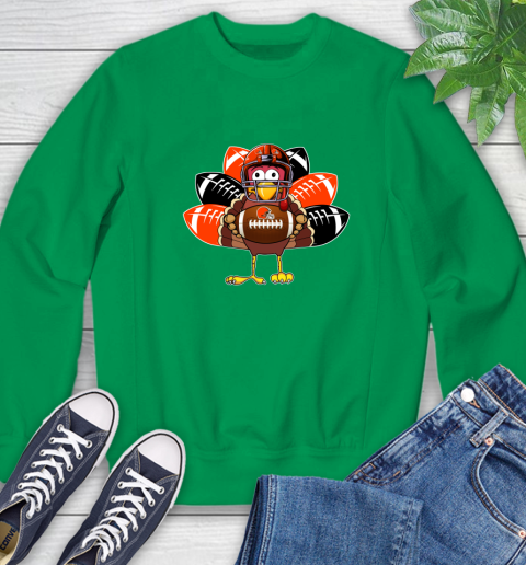 Cleveland Browns Turkey Thanksgiving Day Sweatshirt 6