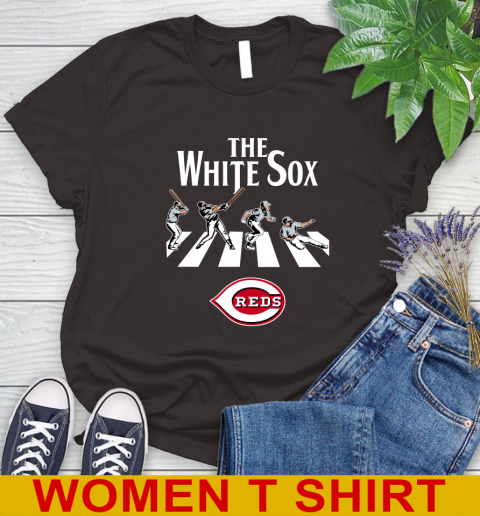 MLB Baseball Chicago White Sox The Beatles Rock Band Shirt Women's T-Shirt 9