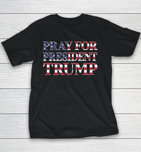 Trump Pray For Trump Peace and Love 2020 Youth T-Shirt