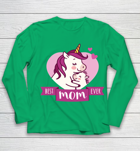 Mother's Day Funny Gift Ideas Apparel  Best Mom Ever T Shirt Youth Long Sleeve 4