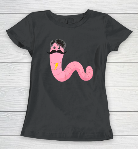 Worm With A Mustache James Tom Ariana Reality Women's T-Shirt