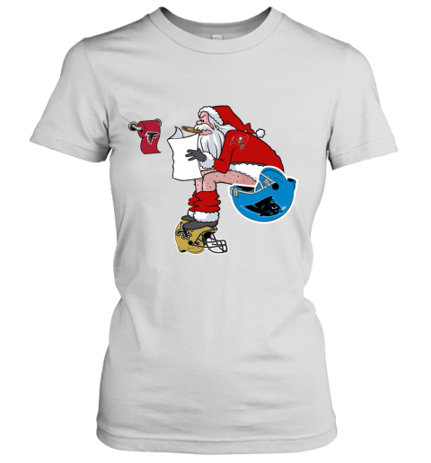 Santa Claus Tampa Bay Buccaneers Shit On Other Teams Christmas Women's T-Shirt