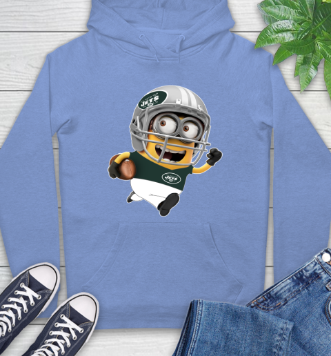 NFL New York Jets Minions Disney Football Sports Hoodie 11