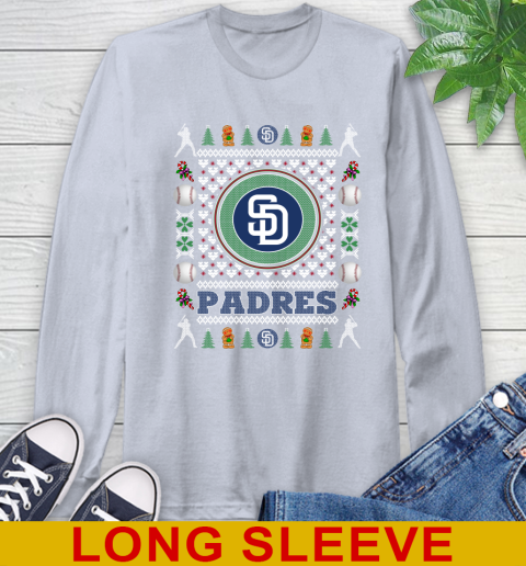 San Diego Padres Merry Christmas MLB Baseball Loyal Fan Long Sleeve T-Shirt 6