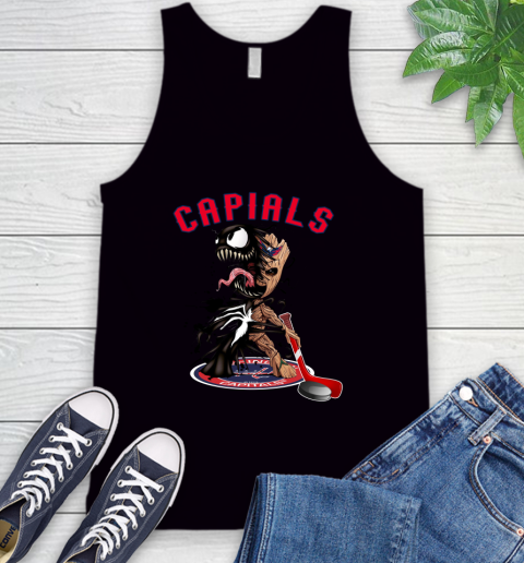NHL Washington Capitals Hockey Venom Groot Guardians Of The Galaxy Tank Top 2