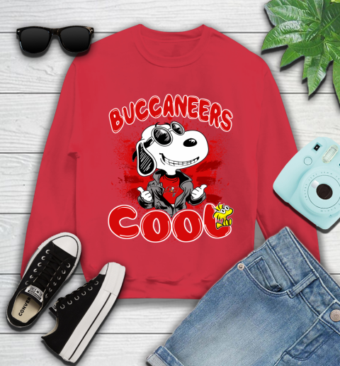 NFL Football Tampa Bay Buccaneers Cool Snoopy Shirt Youth Sweatshirt 6