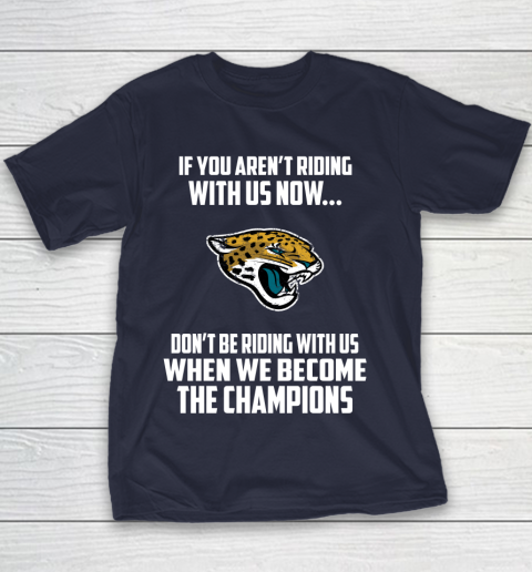 NFL Jacksonville Jaguars Football We Become The Champions Youth T-Shirt 2