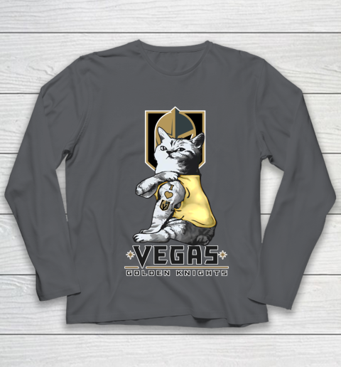 NHL My Cat Loves Vegas Golden Knights Hockey Youth Long Sleeve 6