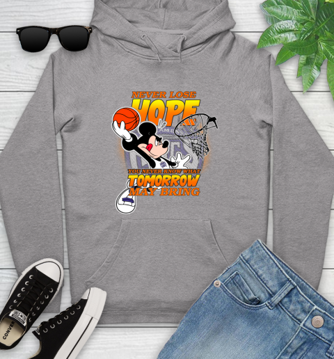 Sacramento Kings NBA Basketball Mickey Disney Never Lose Hope Youth Hoodie 6