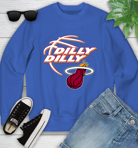NBA Miami Heat Dilly Dilly Basketball Sports Youth Sweatshirt 8