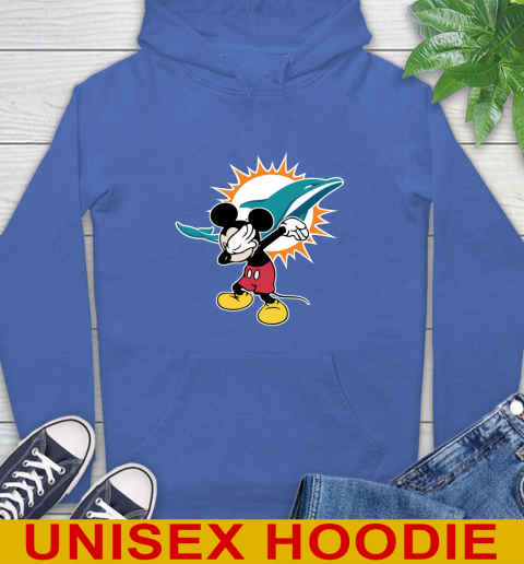 Miami Dolphins NFL Football Dabbing Mickey Disney Sports Hoodie 9