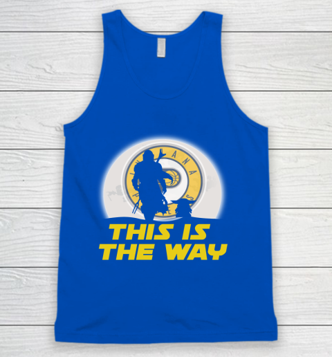 Indiana Pacers NBA Basketball Star Wars Yoda And Mandalorian This Is The Way Tank Top 4