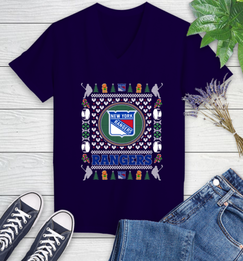 New York Rangers Merry Christmas NHL Hockey Loyal Fan Ugly Shirt 76
