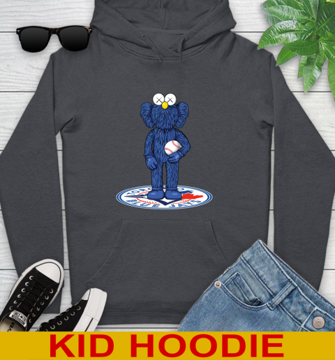 MLB Baseball Toronto Blue Jays Kaws Bff Blue Figure Shirt Youth Hoodie 9