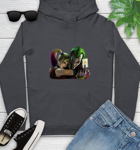 Pittsburgh Pirates MLB Baseball Joker Harley Quinn Suicide Squad Youth Hoodie - Image 9