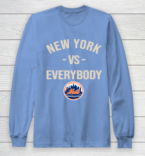 New York Mets Vs Everybody Long Sleeve T-Shirt 8