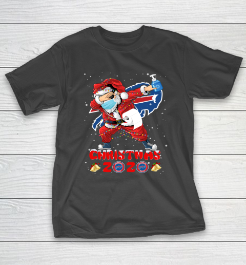 Buffalo Bills Funny Santa Claus Dabbing Christmas 2020 NFL T-Shirt