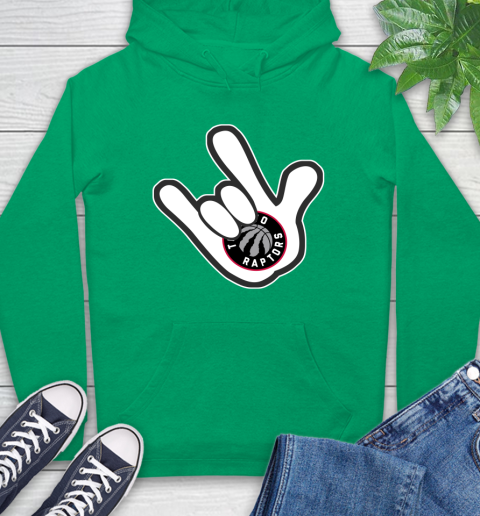 Toronto Raptors NBA Basketball Mickey Rock Hand Disney Hoodie 8