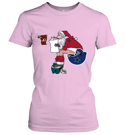 Santa Claus New York Giants Shit On Other Teams Christmas Women's T-Shirt