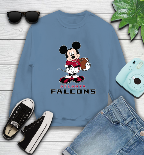 NFL Football Atlanta Falcons Cheerful Mickey Mouse Shirt Sweatshirt 8