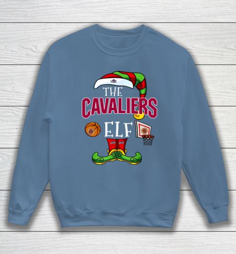 Cleveland Cavaliers Christmas ELF Funny NBA Sweatshirt 6