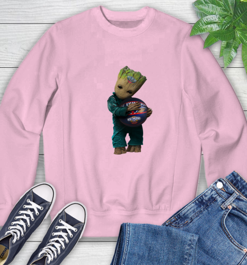 NBA Groot Guardians Of The Galaxy Basketball Sports New Orleans Pelicans Sweatshirt 9