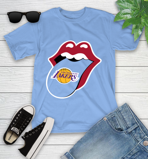 Los Angeles Lakers NBA Basketball Lips I Root For My Team Adoring Fan 113