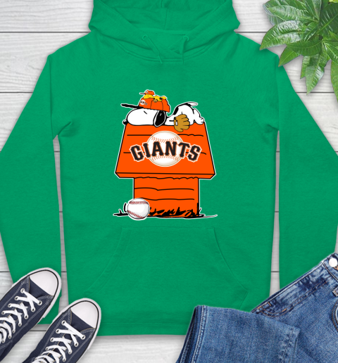 MLB San Francisco Giants Snoopy Woodstock The Peanuts Movie Baseball T Shirt_000 Hoodie 8
