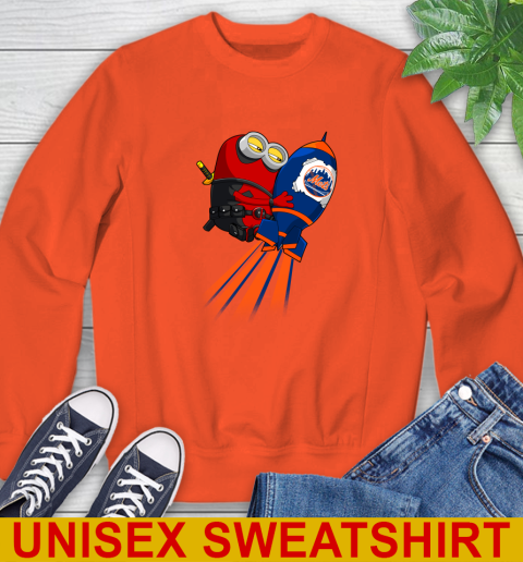 MLB Baseball New York Mets Deadpool Minion Marvel Shirt Sweatshirt 3
