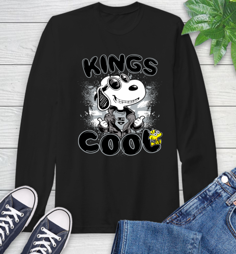 NHL Hockey Los Angeles Kings Cool Snoopy Shirt Long Sleeve T-Shirt