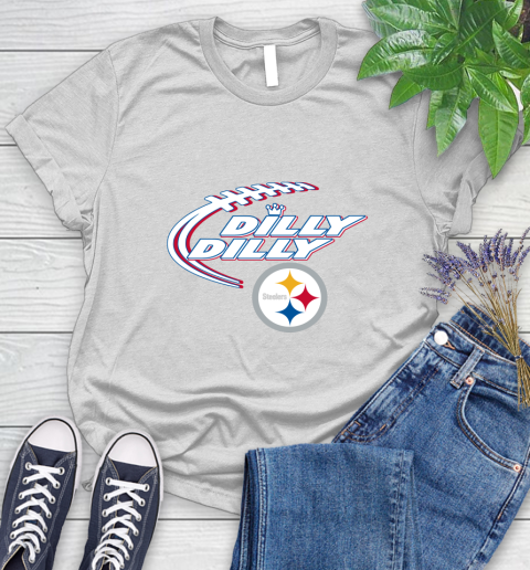 NFL Pittsburgh Steelers Dilly Dilly Football Sports Women's T-Shirt