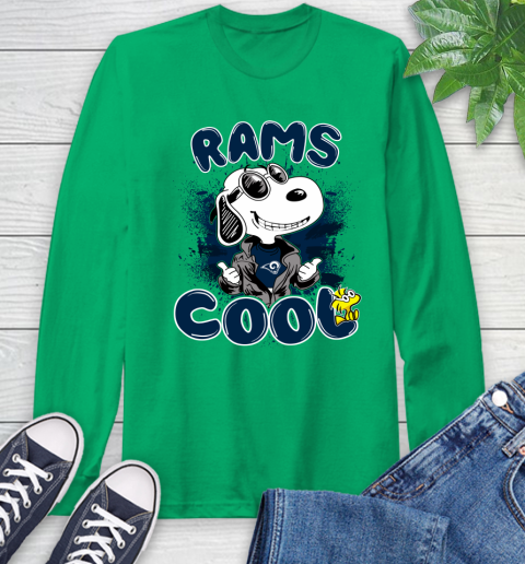 NFL Football Los Angeles Rams Cool Snoopy Shirt Long Sleeve T-Shirt 9