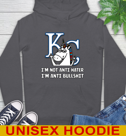 Los Angeles Angels MLB Baseball Unicorn I'm Not Anti Hater I'm Anti Bullshit (2) Hoodie 7