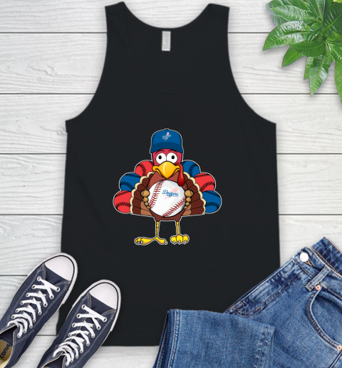 Los Angeles Dodgers Turkey thanksgiving Tank Top 2