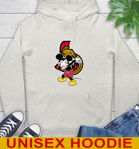 Ottawa Senators NHL Hockey Dabbing Mickey Disney Sports Hoodie 12