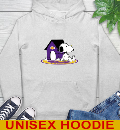 NBA Basketball Los Angeles Lakers Snoopy The Peanuts Movie Shirt Hoodie