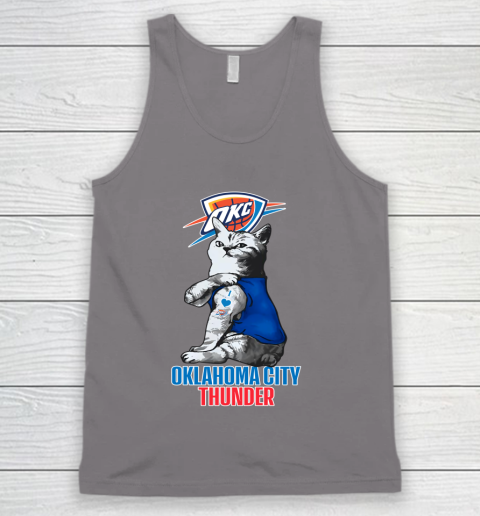NBA Basketball My Cat Loves Oklahoma City Thunder Tank Top 7 NBA Basketball My Cat Loves Oklahoma City Thunder Tank Top - Image 7