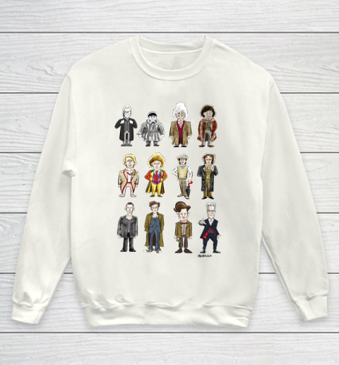Doctor Who Shirt The 12 Doctors Youth Sweatshirt