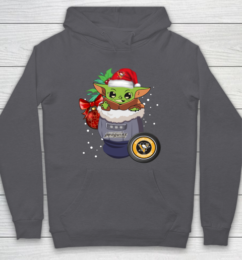 Pittsburgh Penguins Christmas Baby Yoda Star Wars Funny Happy NHL Hoodie 7