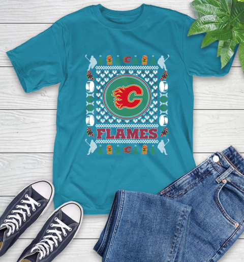 Calgary Flames Merry Christmas NHL Hockey Loyal Fan Ugly Shirt 9