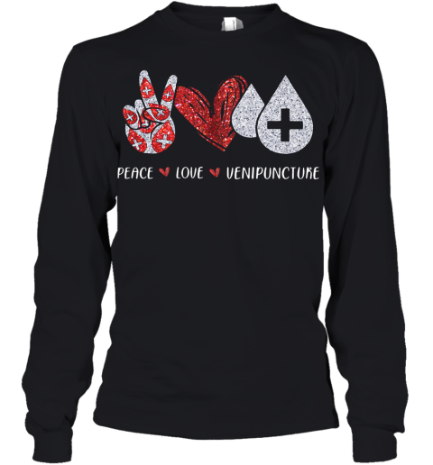 Peace Love Venipuncture Youth Long Sleeve