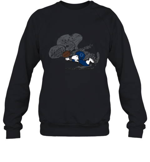 Indianapolis Colts Snoopy Plays The Football Game Sweatshirt