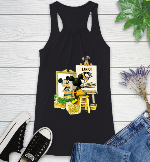 NHL Hockey Pittsburgh Penguins Mickey Drawing Shirt 37