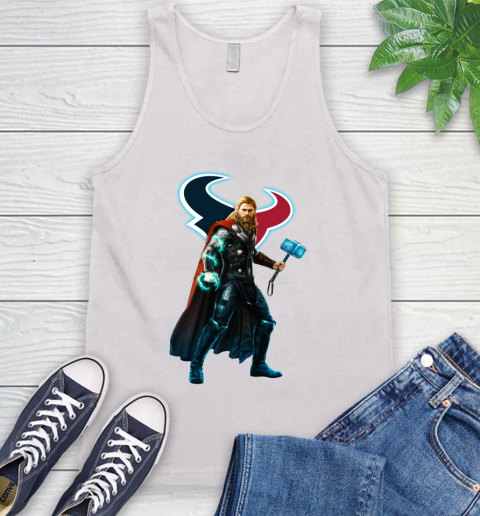 NFL Thor Avengers Endgame Football Houston Texans Tank Top