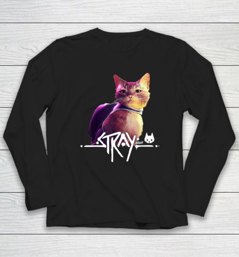 Strays CAT Game Video Gamer Lover Cats GAME Long Sleeve T-Shirt